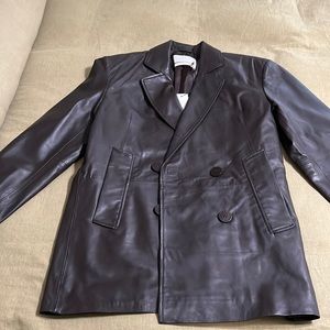 Women’s size 10 Leather blazer